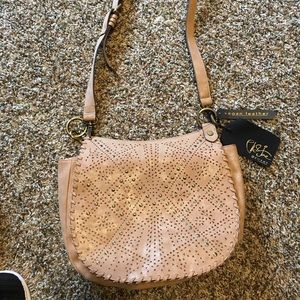 Elle Jae gypset vegan tan leather handbag boho